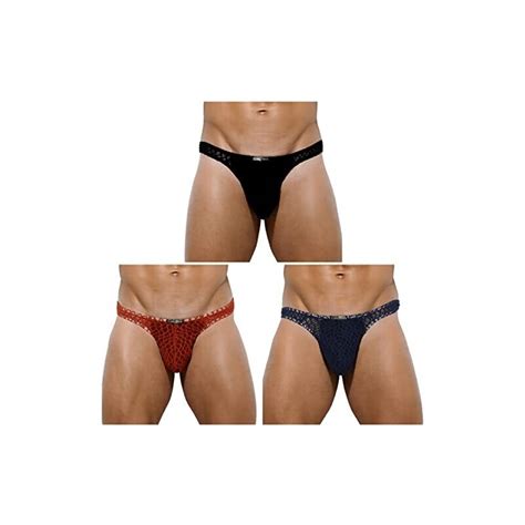 Casey Kevin Uomo Intimo Sexy Tanga String Pizzo Trasparente Perizoma