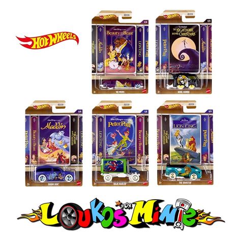 Hot Wheels Disney Classics Series Set Minis Shopee Brasil