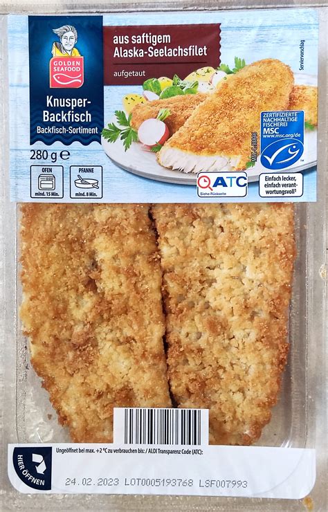 Knusper Backfisch Golden Seafood 280 G