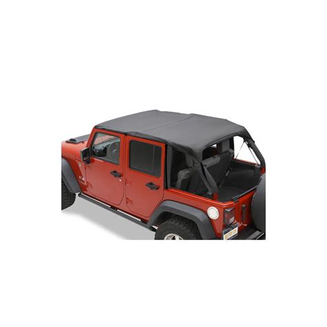 Bikini Long Black Diamond Wrangler JKU Portes