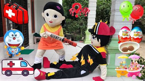 Drama Badut Lucu Boboiboy Sakit Perut Buncit Di Tolong Squid Game