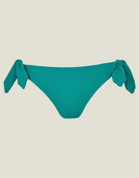 Bunny Tie Bikini Briefs Teal Bikinis And Swimsuits Accessorize Uk