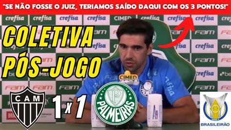 COLETIVA ABEL FERREIRA PÓS JOGO ATLÉTICO MG 1 X 1 PALMEIRAS 8 RODADA