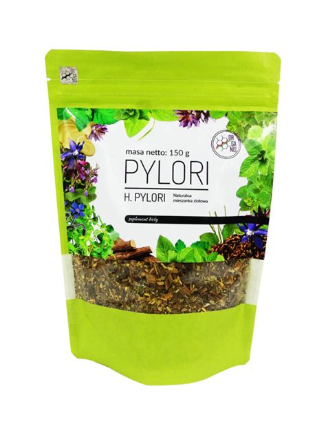 H PYLORI PYLORI Naturalna Mieszanka Ziołowa 150g Organis pl