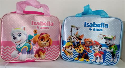 Bolsa Retangular Personalizada Patrulha Canina Elo