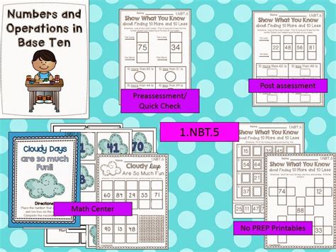 Math Standards 1st Grade