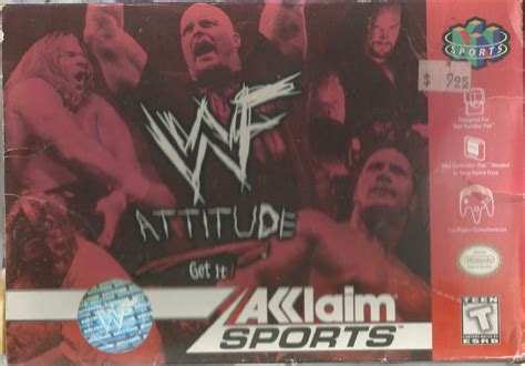 Wwf Attitude Cover Or Packaging Material Mobygames