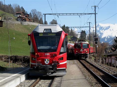 Triebzug Allegra Und Ge Ii Der Rhb Transport Fever Community