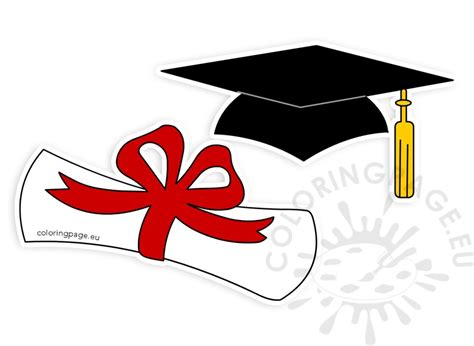 Graduation Cap Diploma Clip Art