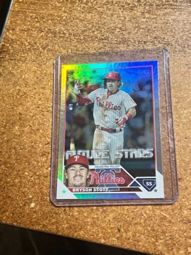 Topps Baseball Rainbow Foil Future Stars Bryson Stott Ebay