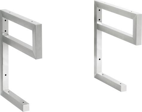 RVS Ophangbeugel Voor Wastafel Topblad E Vorm Bol