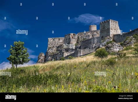 spis castle slovakia castle high resolution stock photography