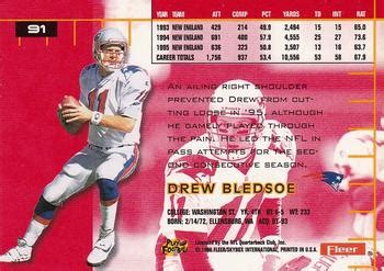 Ultra Drew Bledsoe Trading Card Database