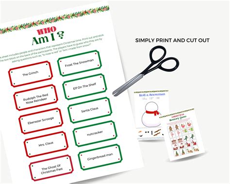 Printable Christmas Game Bundle Christmas Party Games Etsy