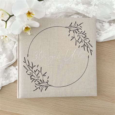 Fotoalbum Personalisiert Grau Beige Patenkind Tauf Etsy De In