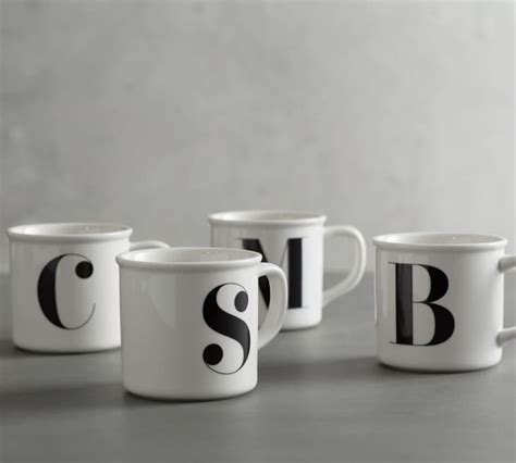 7 Best Monogram Coffee Mugs Apartment Therapy