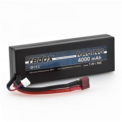 Redox RACING 4000 MAh 7 4V 50C Samochodowy Pakiet LiPo REDOX