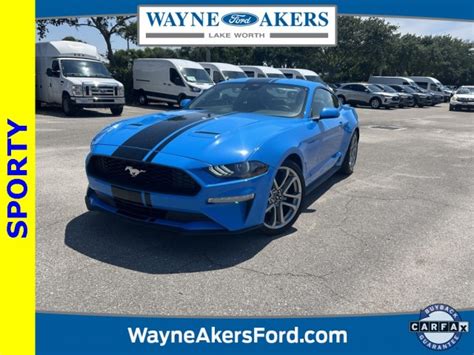 Certified Pre Owned Ford Mustang Ecoboost Premium Door Coupe In