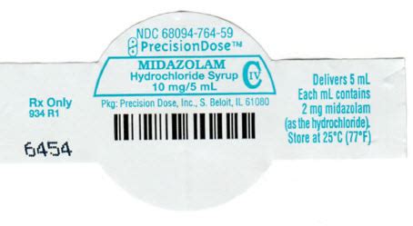 Midazolam Hydrochloride Syrup Information, Side Effects, Warnings and ...