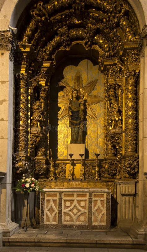 Porto, Portugal, June 15, 2018: Interior of the Porto Cathedral ...