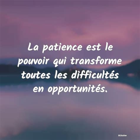 Citations Patience Bcitation