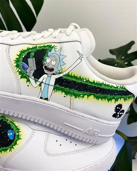 Rick And Morty Air Force Custom Air Force Custom Nike Air Force