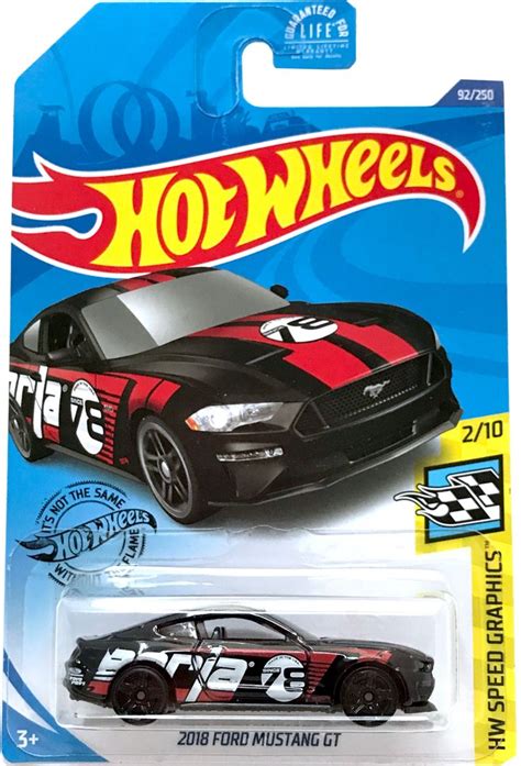 Hot Wheels Ford Mustang GT Finished In Black With Borla Racing Graphics The Ford