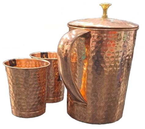 Copper Jug Set Capacity 1 L At Rs 1499set In Vadodara Id 2850233980630