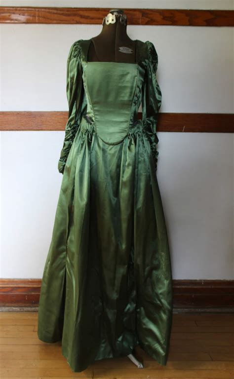 Medieval Renaissance Anne Boleyn Queen Costume Ball Gown Maxi Etsy