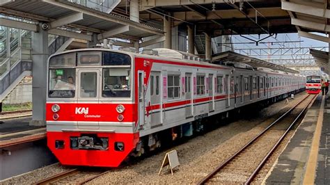 Kompilasi KRL Commuter Line Di Stasiun Parung Panjang JR 203 TM 6000