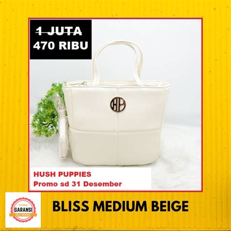 Jual Tas Wanita Hush Puppies Seri BLISS Slae Satchel Bag 100 ORI