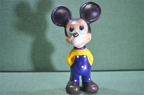 Купить Игрушка резиновая «Микки Маус» . Дисней. Disney. Клеймо. Периода ...