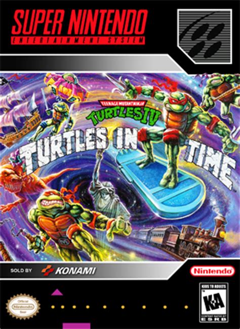 TMNT IV: Turtles In Time - Retro Game Cases 🕹️