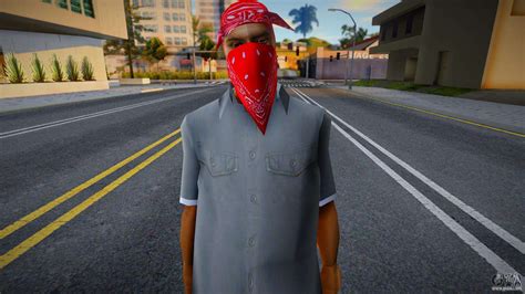 G Ngster Con Pa Uelo Rojo Para Gta San Andreas