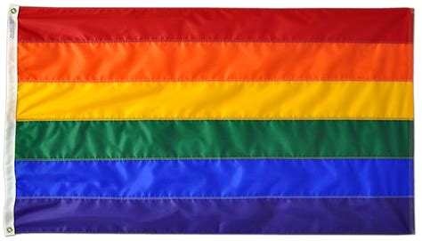 5x8 Rainbow Pride Outdoor Nylon Flag Flags A Flying