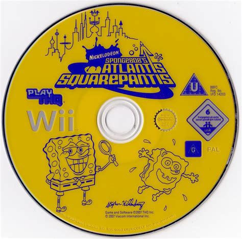 Spongebob S Atlantis Squarepantis Cover Or Packaging Material Mobygames