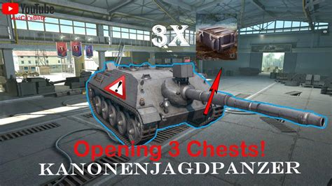 Kanonenjagdpanzer Opening Containers Wot Blitz Youtube