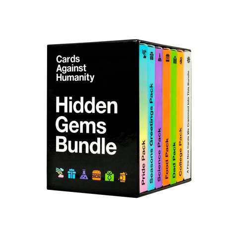 Amazon Cards Against Humanity Hidden Gems Bundle Cool Themed