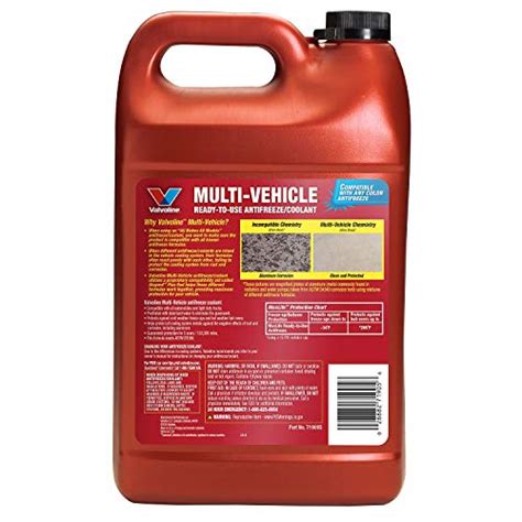 Valvoline Multi Vehicle Prediluted Ready To Use Antifreeze