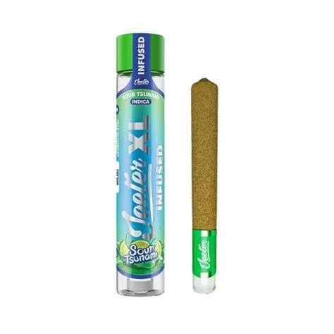 Jeeter Xl Diamond Infused Pre Roll G Sour Tsunami Royal Leaf