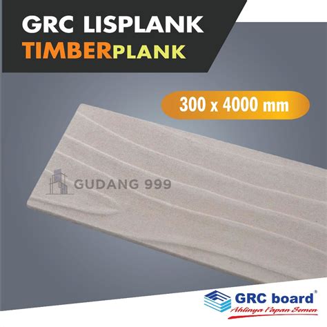 Jual Lisplank Grc 30cm X 4m Timberplank Urat Kayu Lisplang Shopee