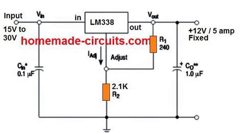 12 Volt Dc Voltage Regulator Circuit Diagram - Wiring Diagram