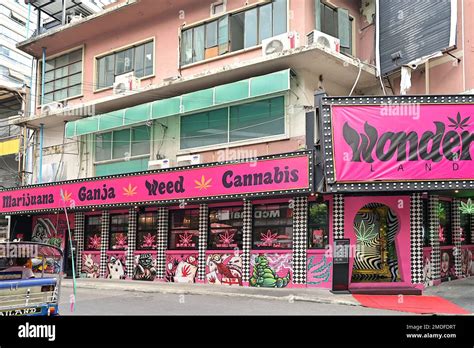 A Cannabis Dispensary Along Sukhumvit Road Bangkok With Multi Language