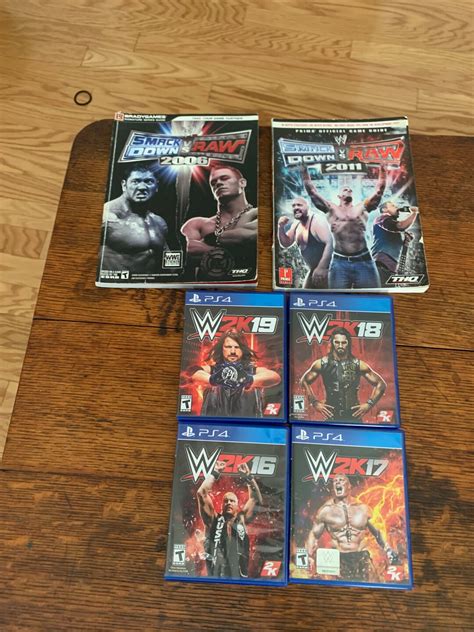 Ps4 Wwe Games And Magazines Etsy