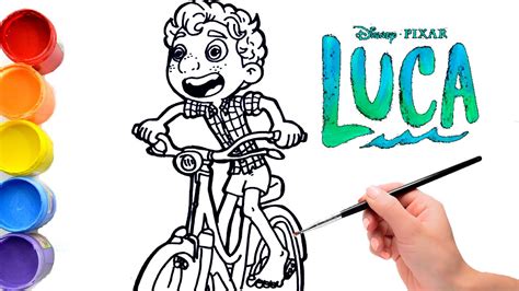 How To Draw Luca Paguro Easy Disney Pixar Youtube