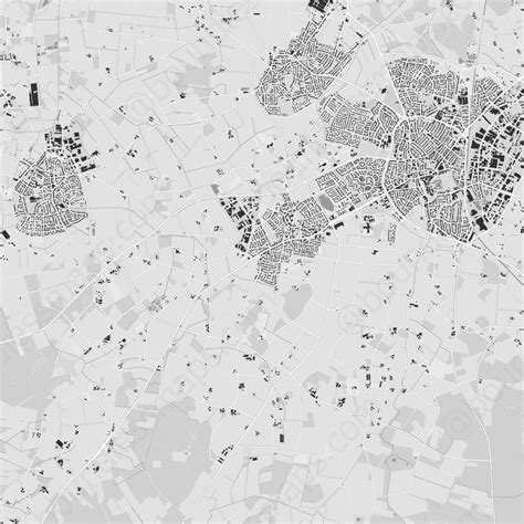 Ahaus Figure Ground Vector Map Boundless Maps