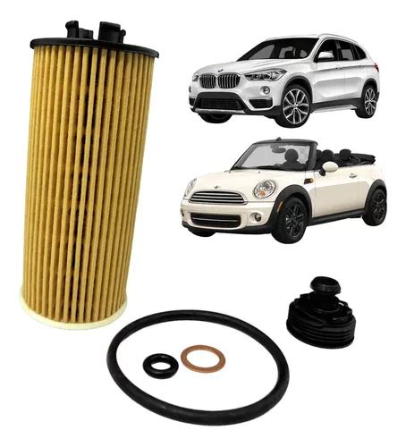 Filtro De Oleo Motor C Bujão Bmw X1 2 0 16v B48 2013 Parcelamento