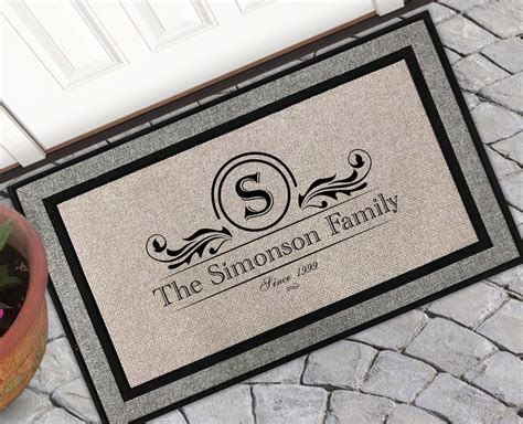 Personalized Door Mat Doormat Custom Door Mat Personalized | Etsy