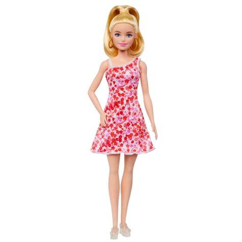 Poupée Barbie Fashionistas Blonde avec Robe à Fleurs