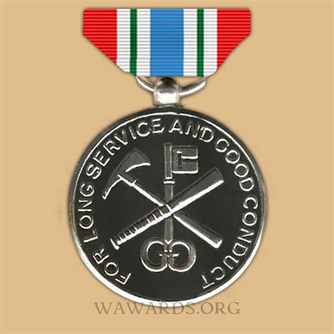 Disciplined Services Medal For Long Service And Good Conduct